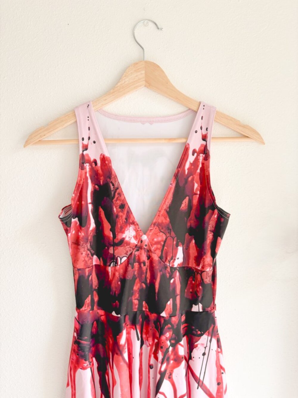 BlackMilk Carrie Dress Blood Splatter Horror Print Size Small Halloween - Picture 4 of 9